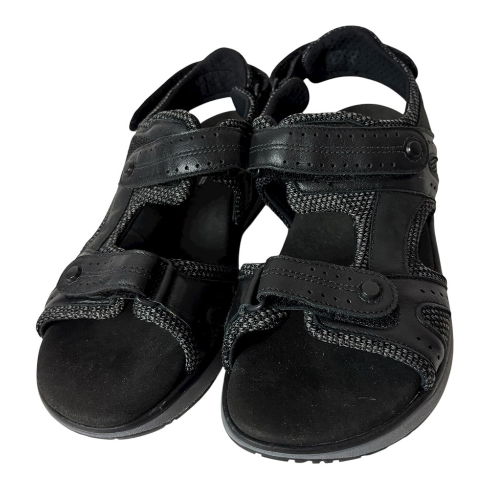 SAS maverick Sport Sandals Men’s Size 9.5 M Black adjustable strap - Picture 2 of 8